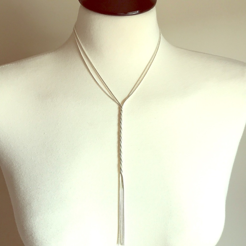 Silver Twist Necklace